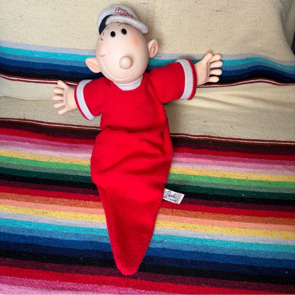 Vintage Popeye Sweet Pea Rubber Head Doll